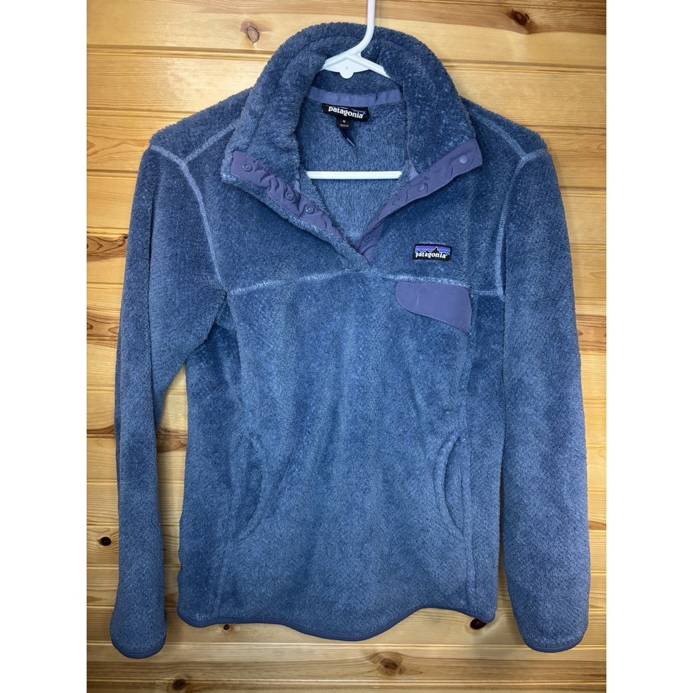 Patagonia Blue Snap T Polartec Thermal‎ Pro Fleece Pullover Medium Worn Wear